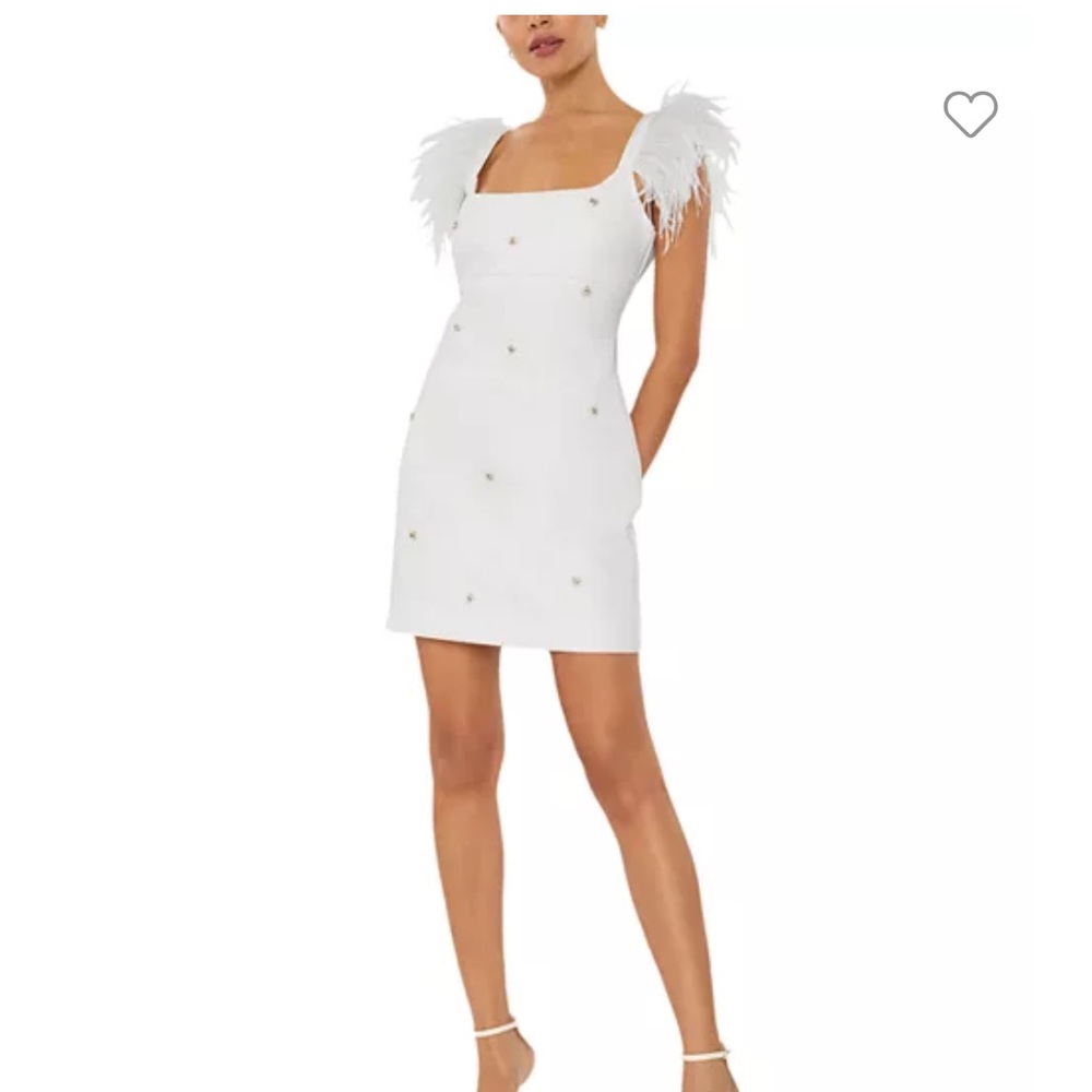 Likely Cameron Feather Mini Dress